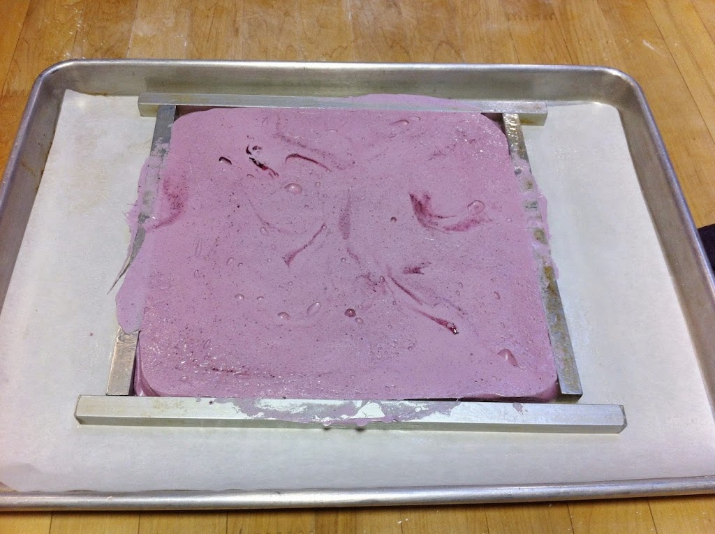 Scenes from a pastry kitchen.