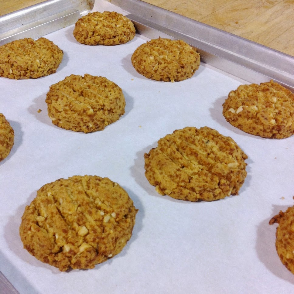 Scenes from a pastry kitchen.