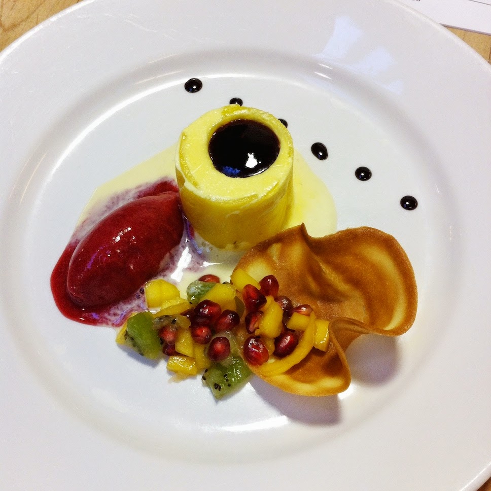 Scenes from a pastry kitchen.