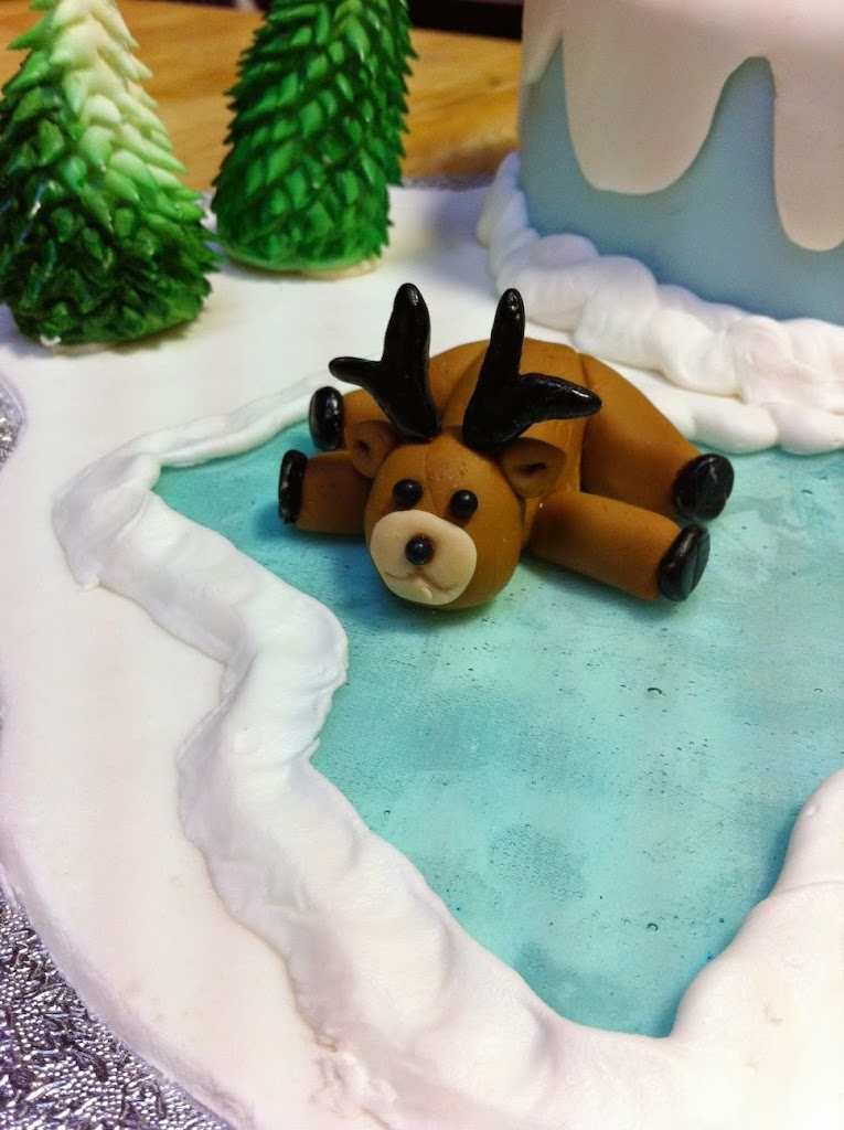 Scenes from a pastry kitchen.