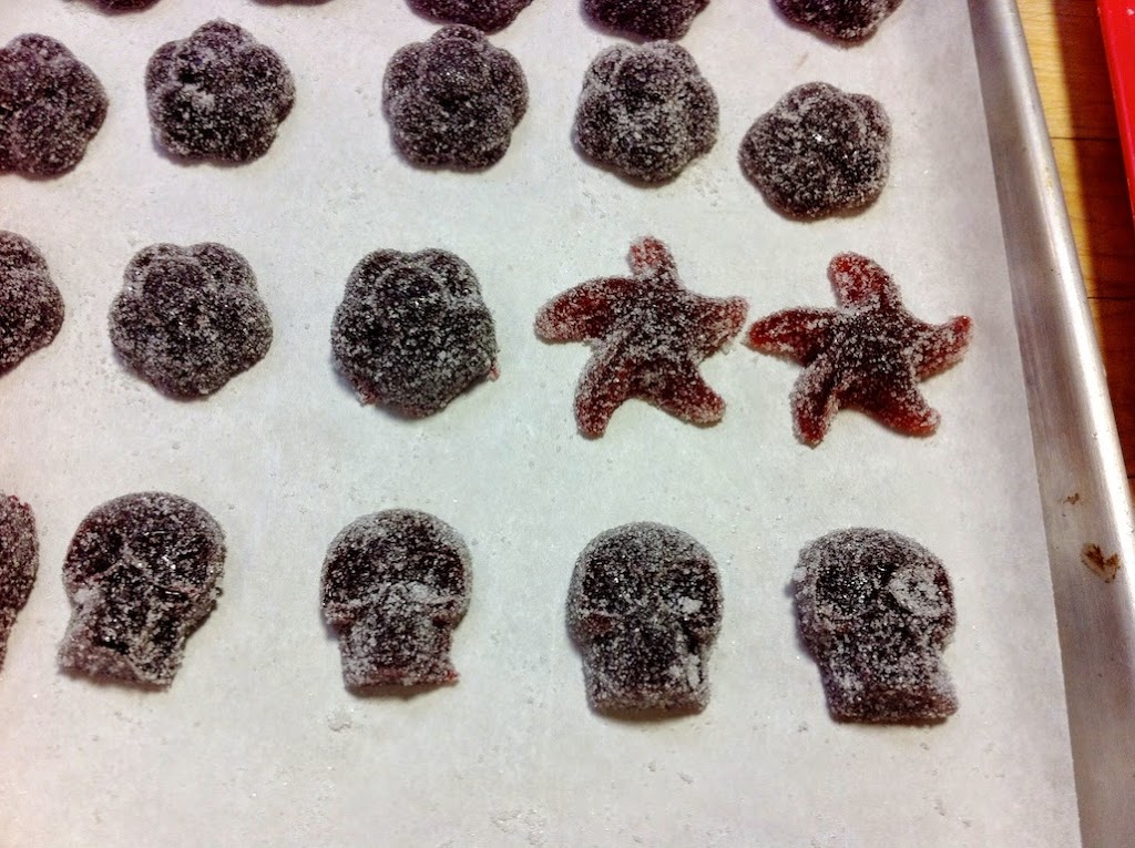 Scenes from a pastry kitchen.